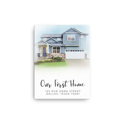 Watercolor Home Portraits