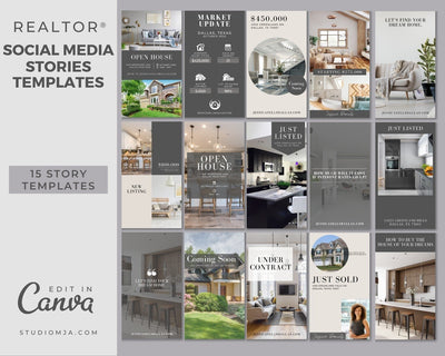 Instagram Story Templates | Real Estate Social Media Template