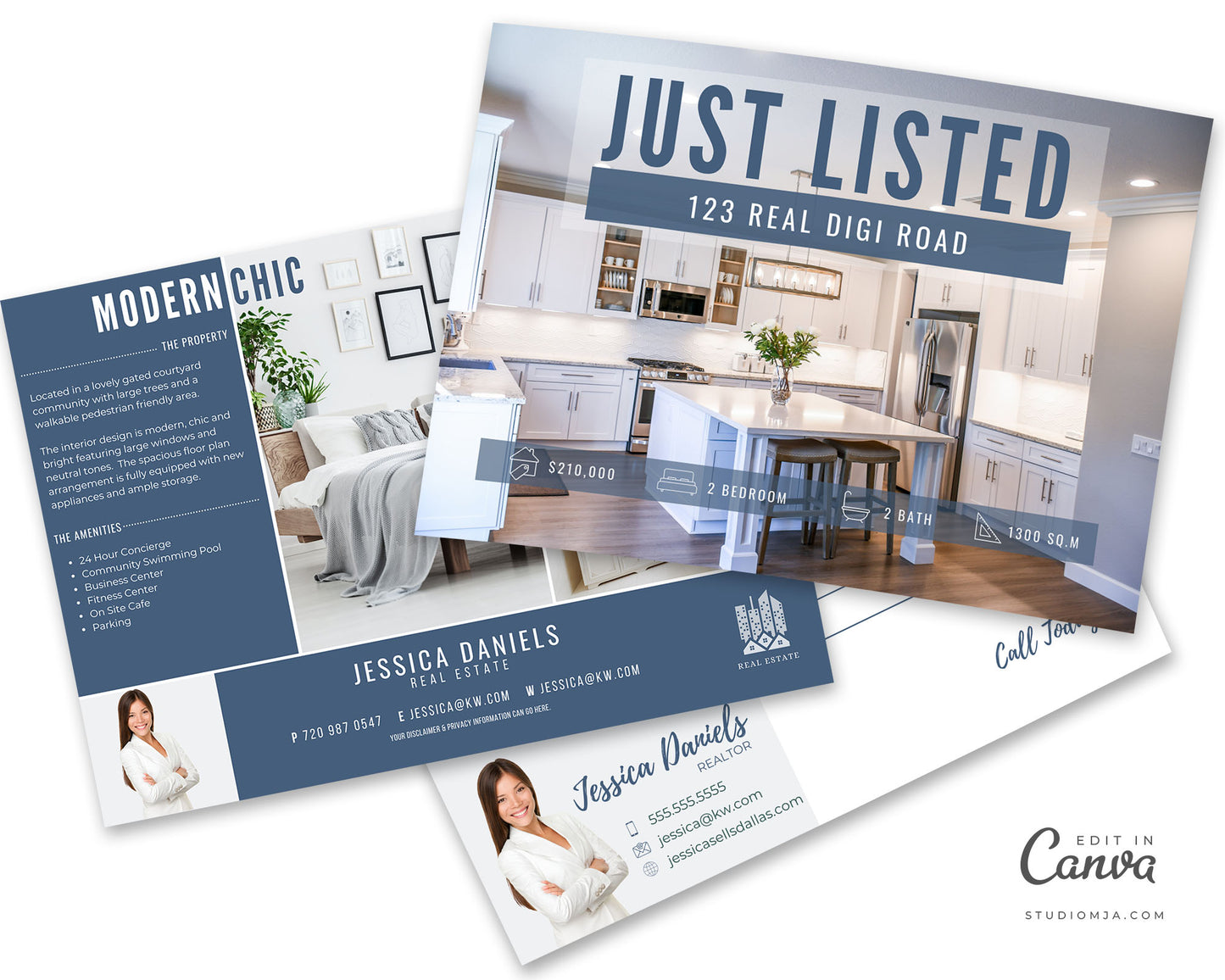 The Bromway | Real Estate Postcard Template