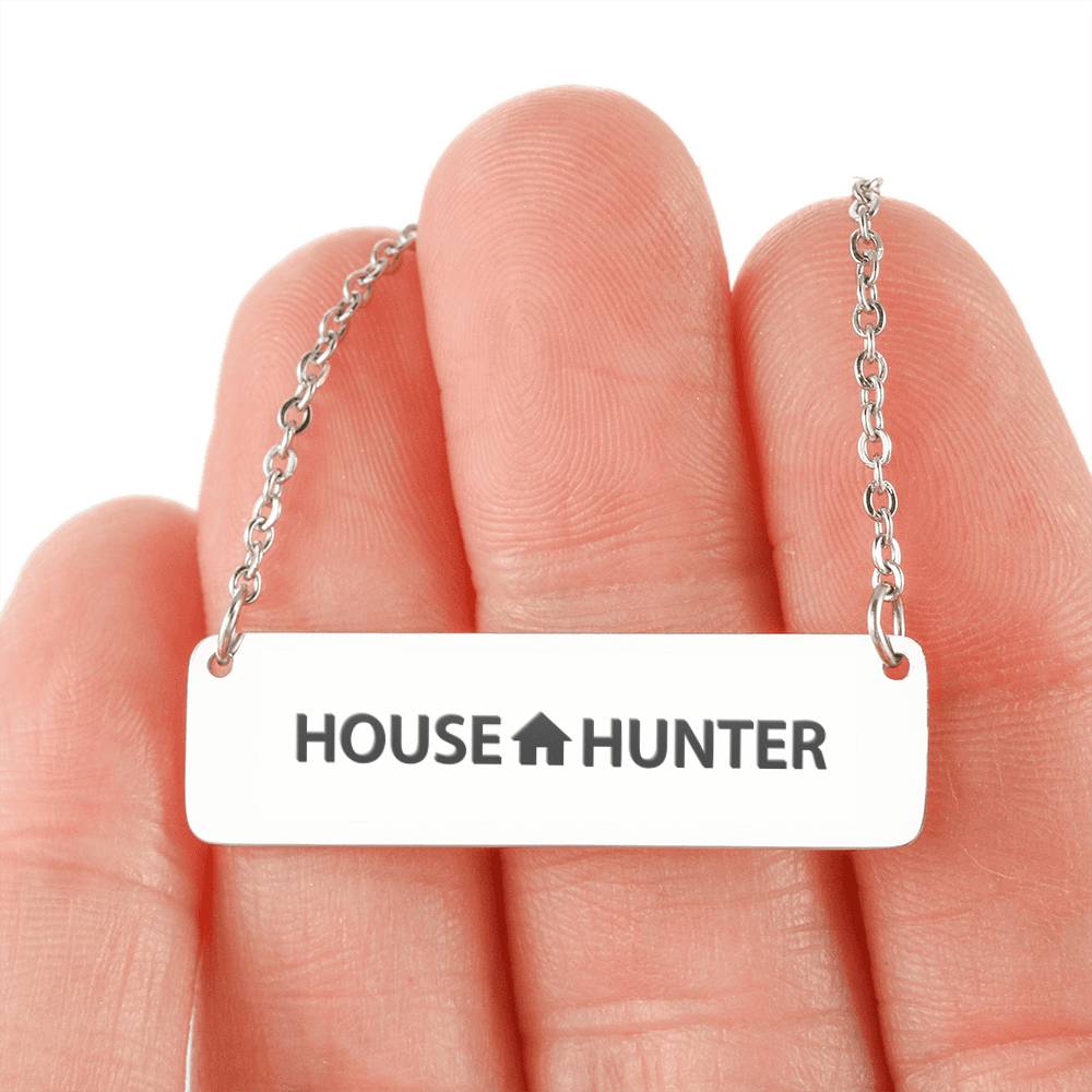 House Hunter Horizontal Plate Necklace
