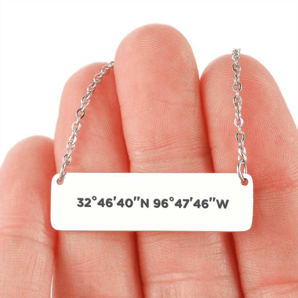 GPS Coordinate Personalized Jewelry