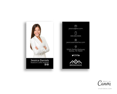 Realtor Business Card | Vertical