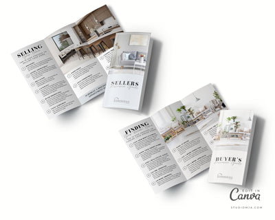 Real Estate Buyer and Seller Guide Brochure BUNDLE | Real Estate Template