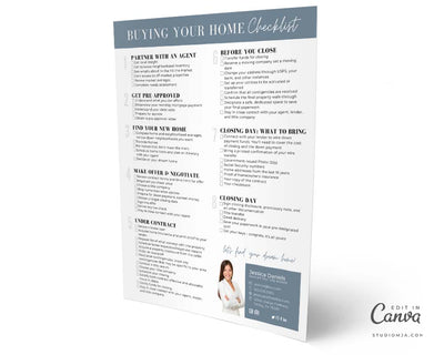 Real Estate Home Buyer's Checklist