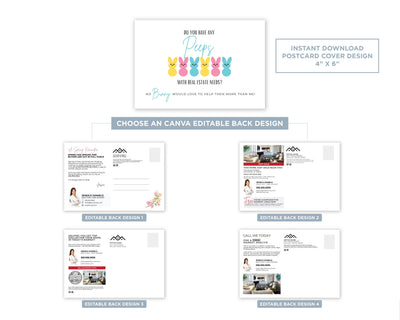 Do You Have Any Peeps 2 | Cute Real Estate Spring Postcard Download