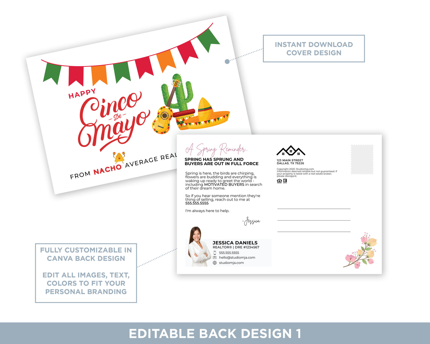 Happy Cinco De Mayo | Funny Real Estate Postcard Download