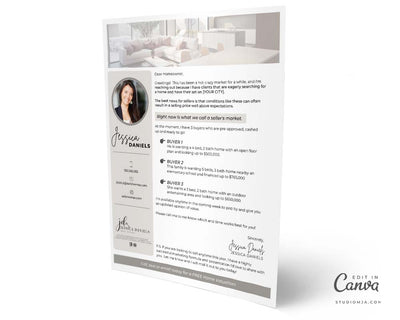 Hello Homeowner Seller Outreach | Real Estate Flyer Template