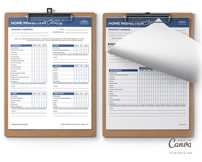Home Inspection Checklist Template