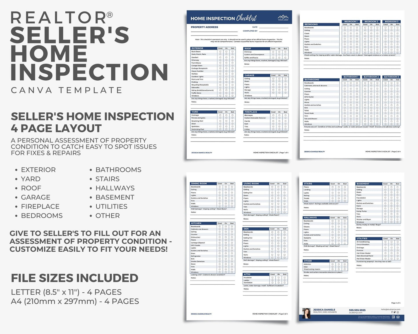Home Inspection Checklist Template