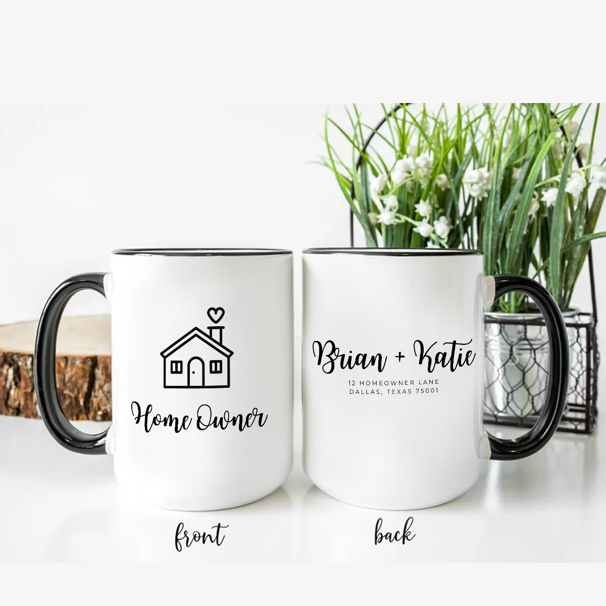 Home Owner Gift Realtor Mug // 15oz // Black Handle