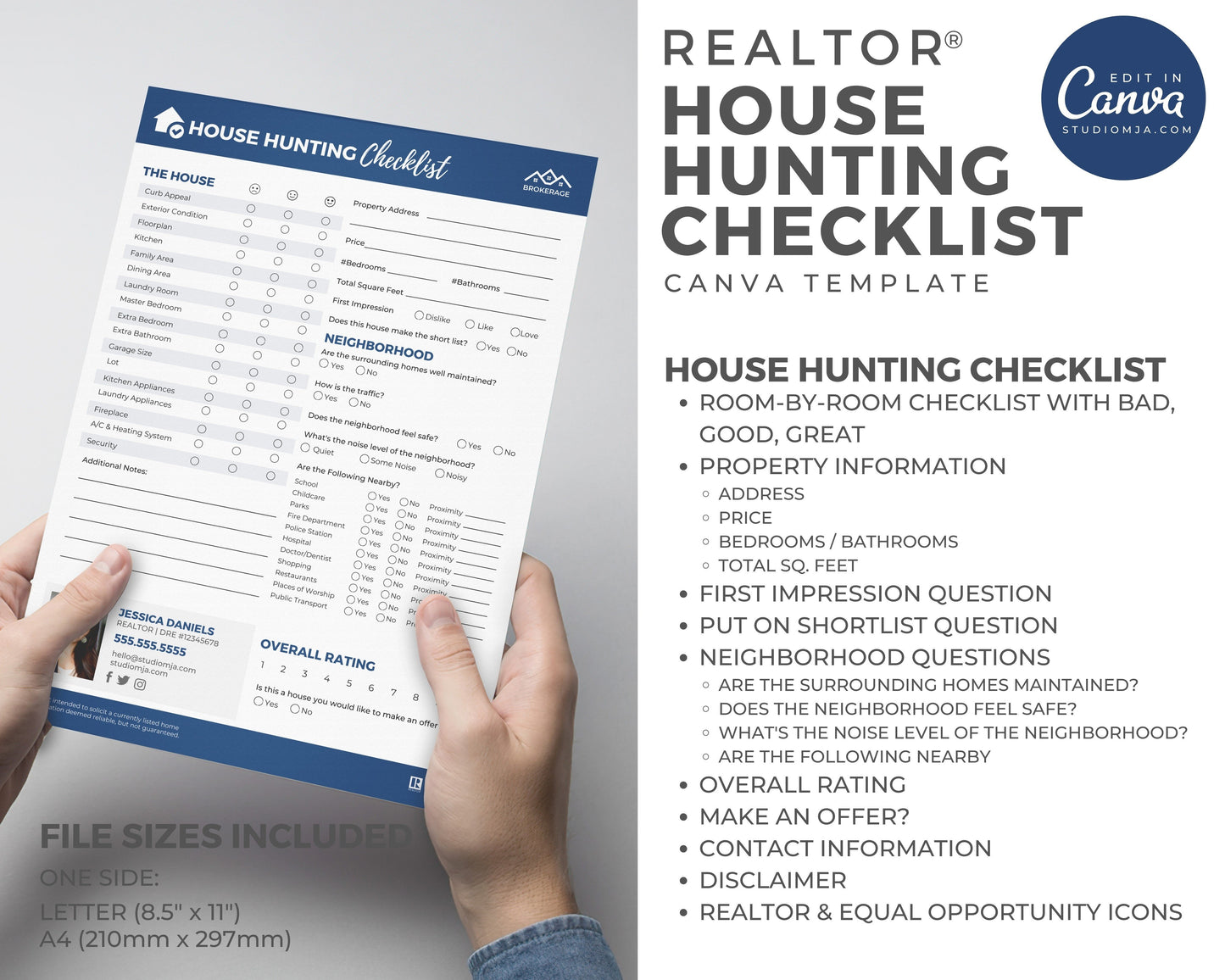 House Hunting Checklist Template