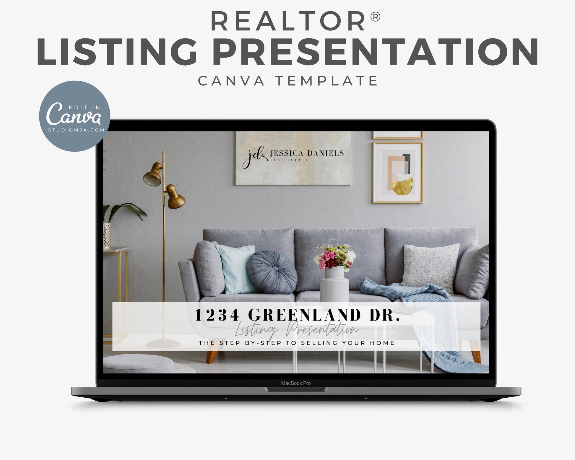 Real Estate Listing Presentation, Real Estate Marketing, Printable Seller Guide, Realtor Digital Listing Presentation, Canva, Download