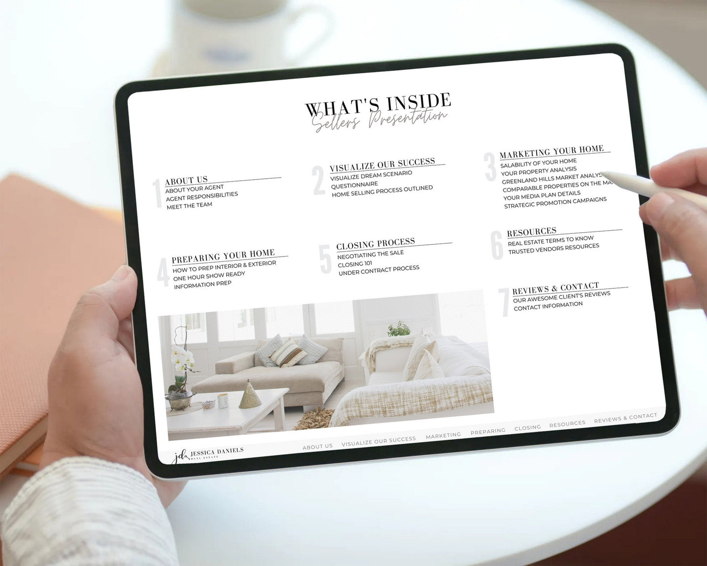 Real Estate Listing Presentation, Real Estate Marketing, Printable Seller Guide, Realtor Digital Listing Presentation, Canva, Download