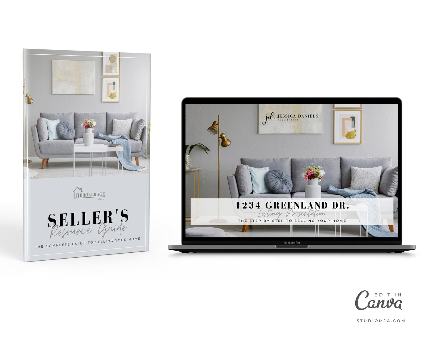 Real Estate Listing Presentation and Seller Guide Set Templates