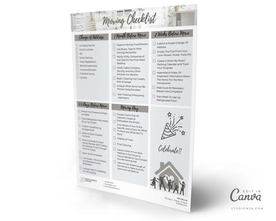 Moving Checklist | Real Estate Template
