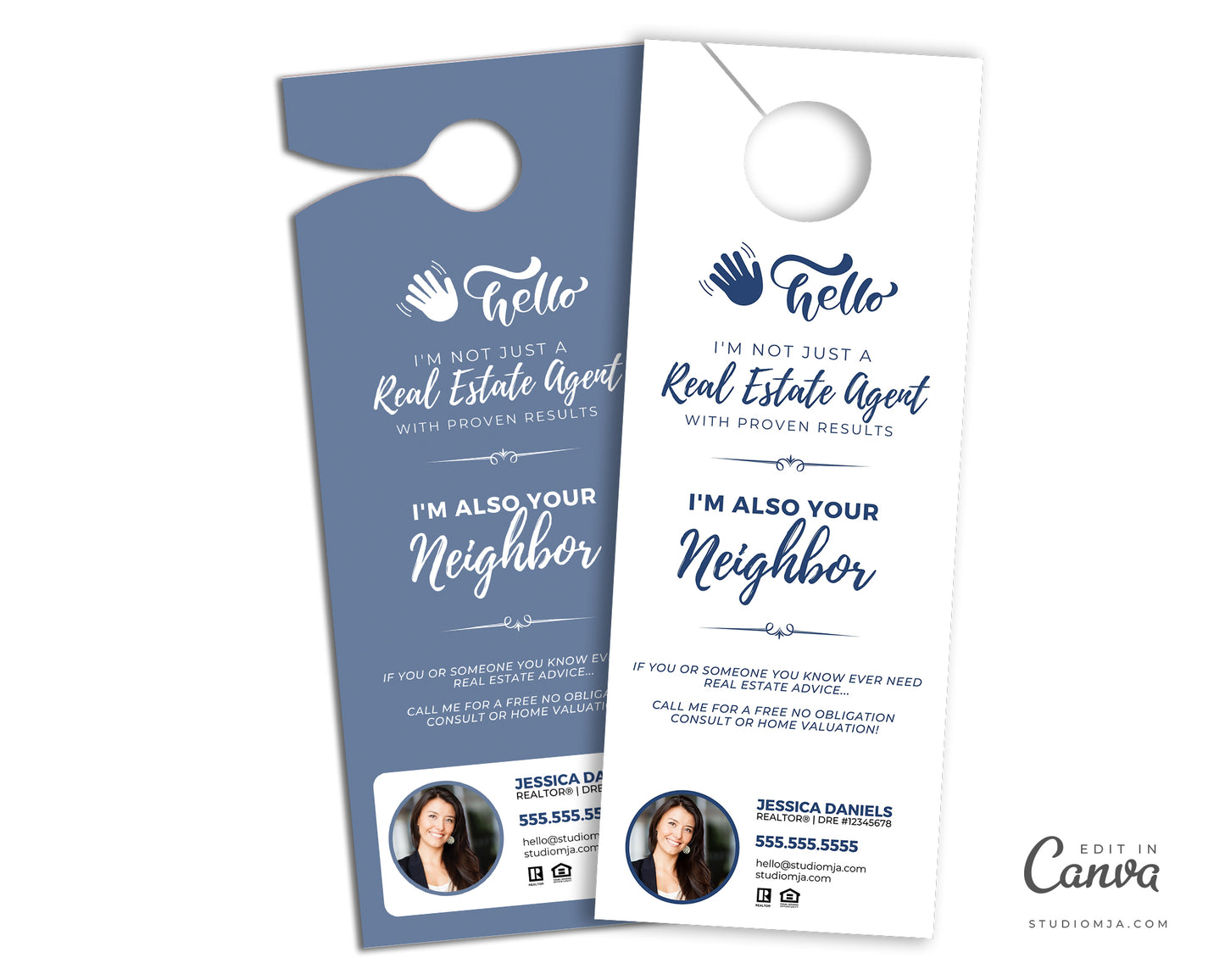 Real Estate Door Hanger | Hello Neighbor