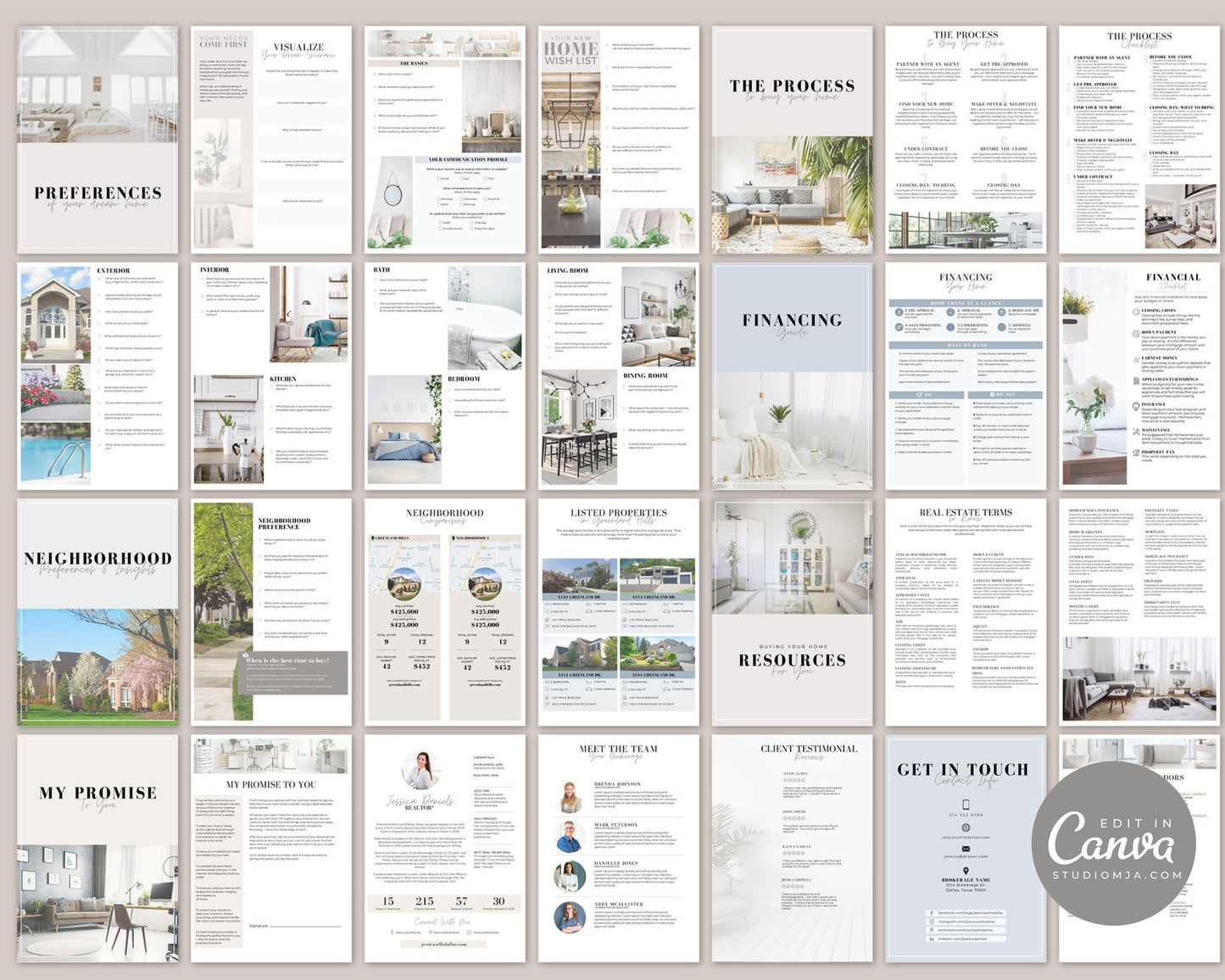 Buyer and Seller Guide Set | Real Estate Template