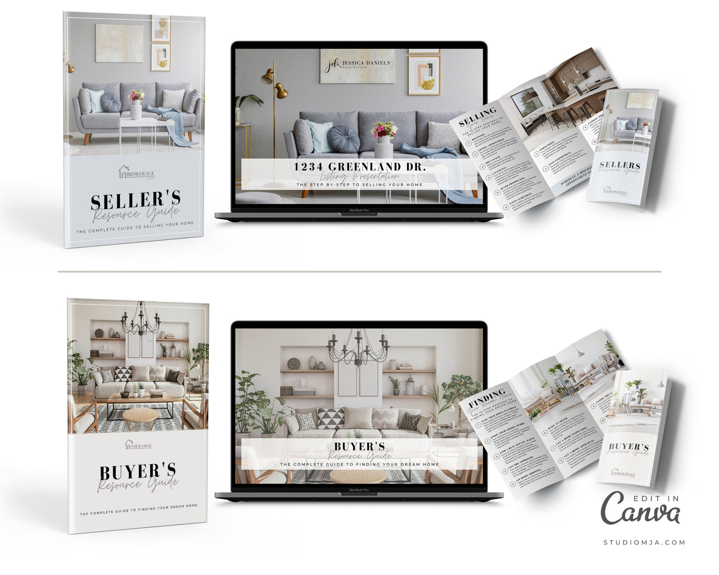 Real Estate Seller Buyer Guide Complete Set Templates