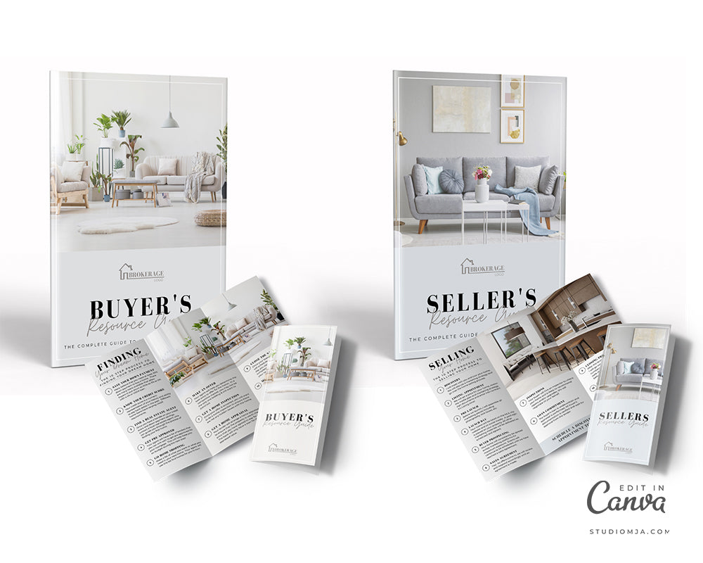 Buyer and Seller Guide BUNDLE | Real Estate Template
