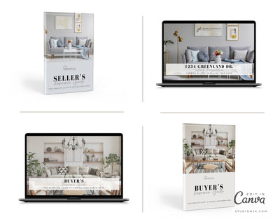 Real Estate Guide and Presentation Set Templates