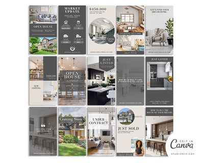 Instagram Story Templates | Real Estate Social Media Template