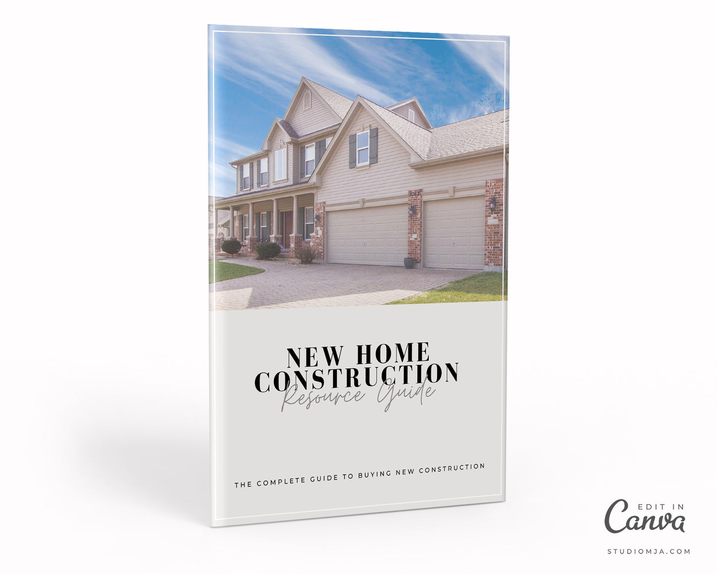 Buyer's New Home Construction Guide | Real Estate Template