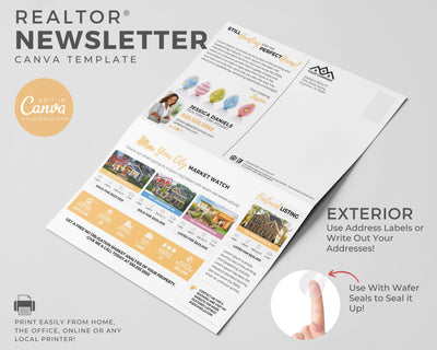 Realtor Newsletter BiFold Template | April 2022