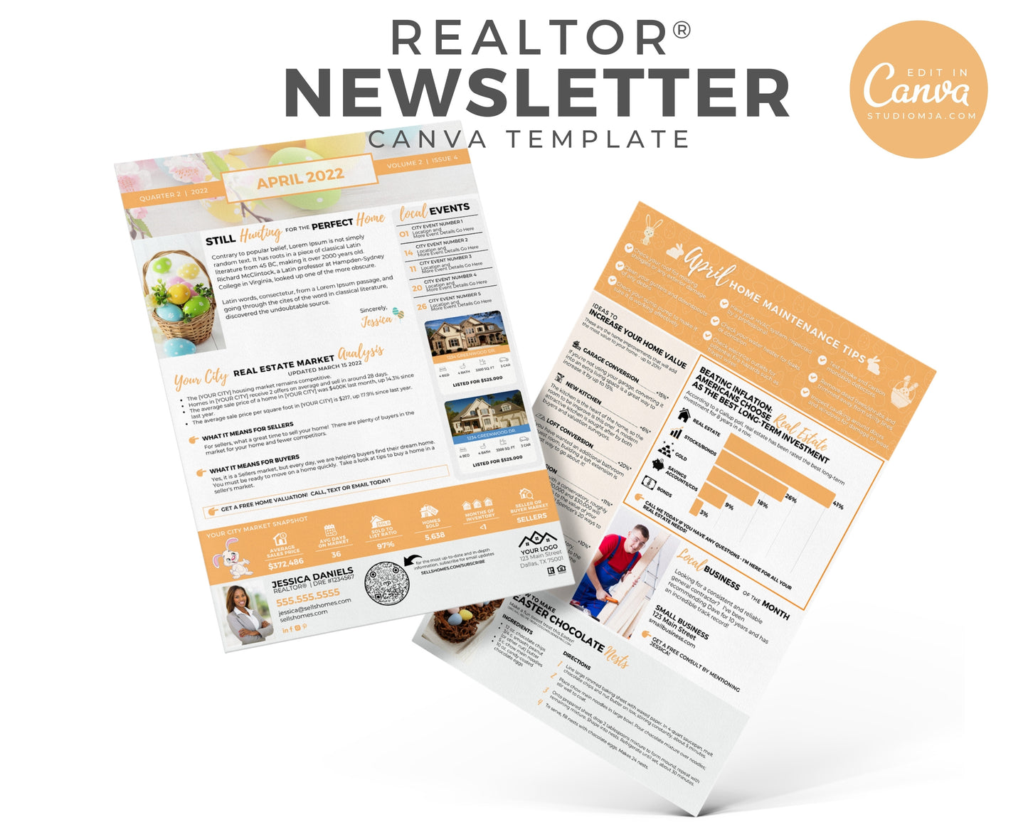 Realtor Newsletter Template | April 2022