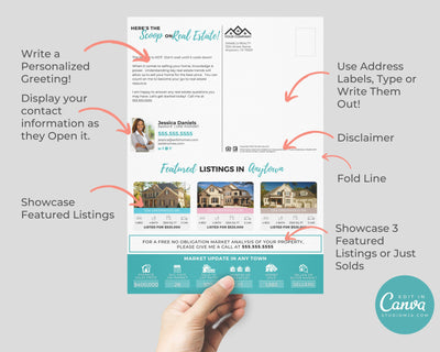 Realtor Newsletter Template - August - Bifold