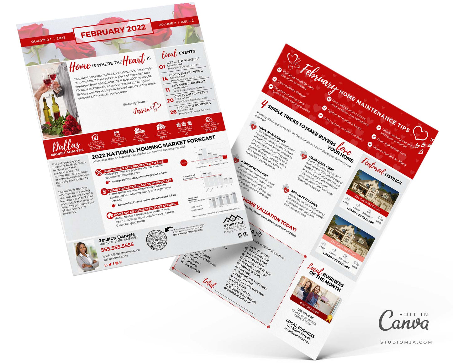 Realtor Newsletter Template | February 2022