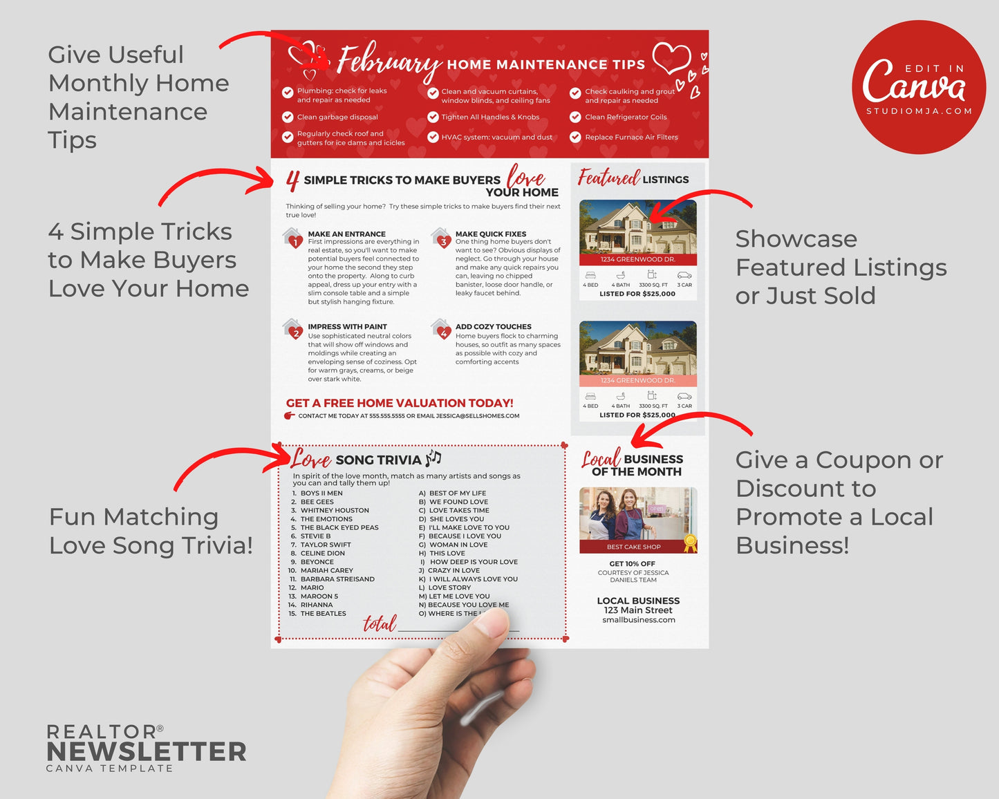 Realtor Newsletter Template | February 2022
