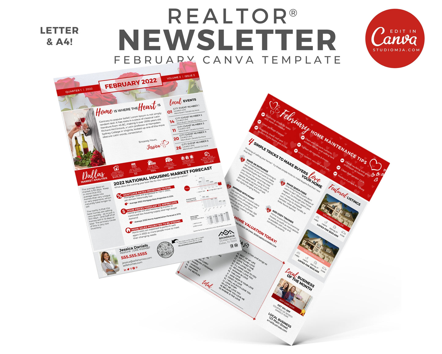 Realtor Newsletter Template | February 2022