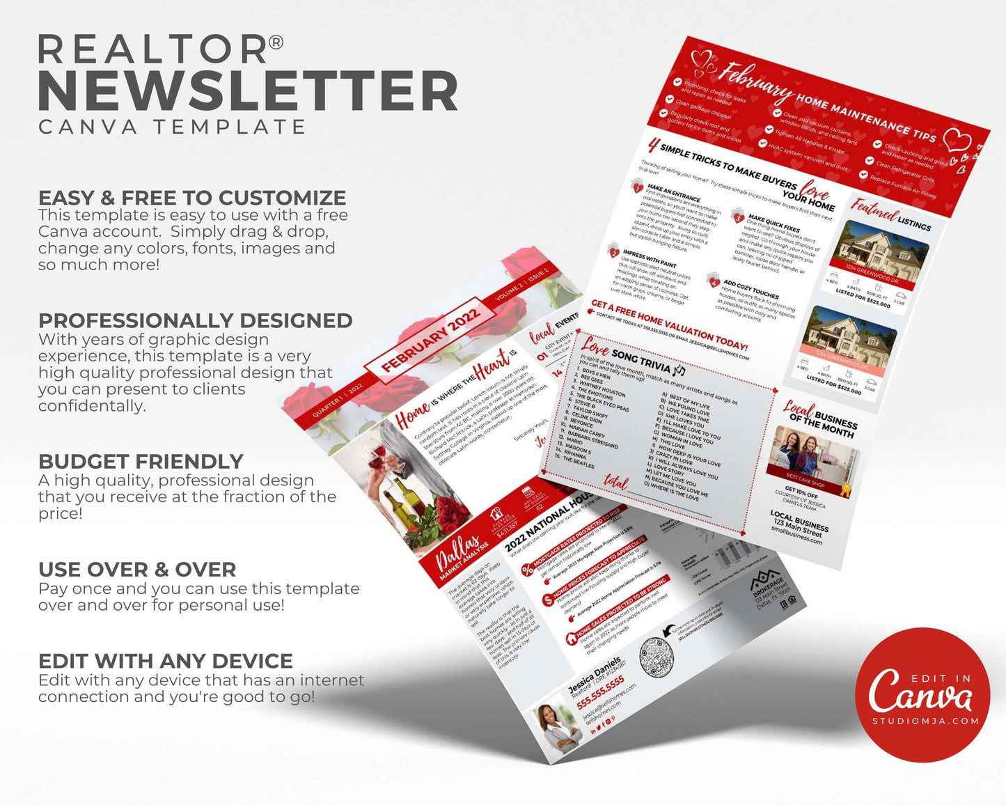 Realtor Newsletter Template | February 2022