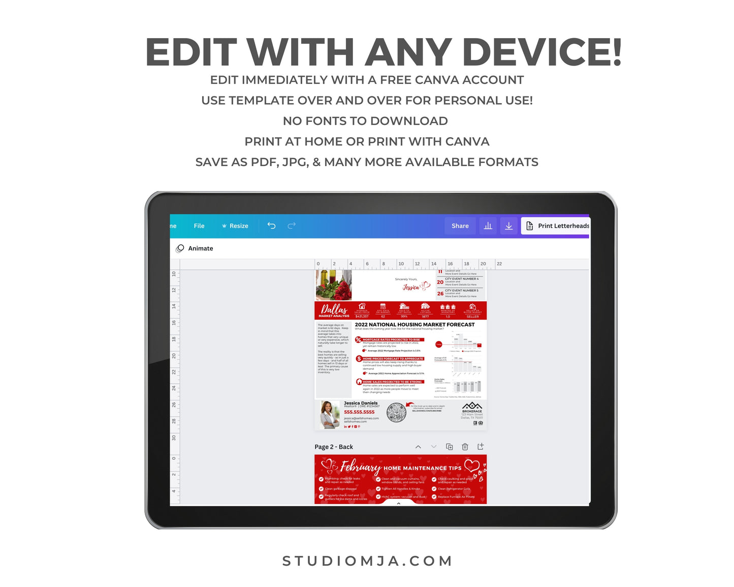 Realtor Newsletter Template | February 2022