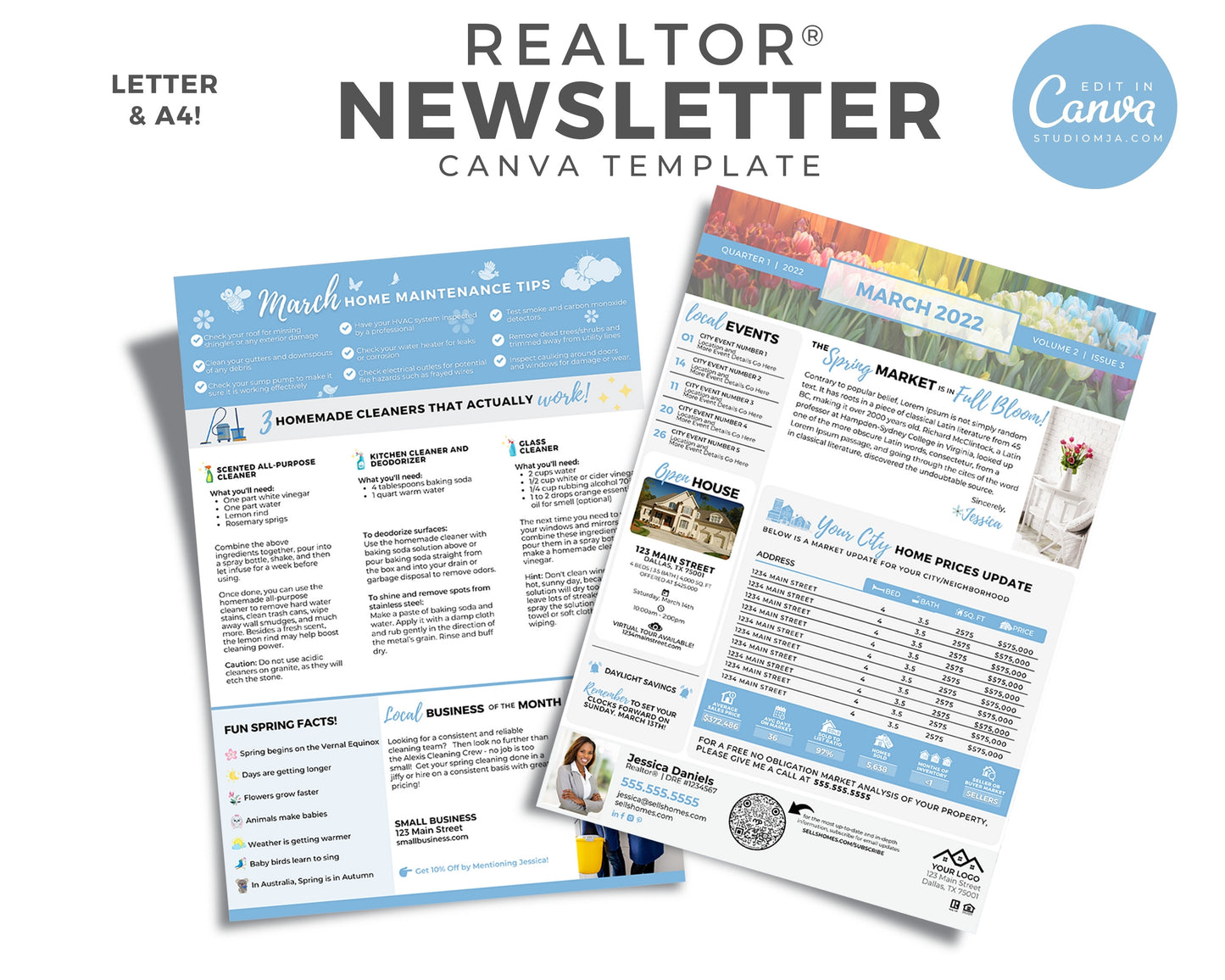 Realtor Newsletter Template | March 2022