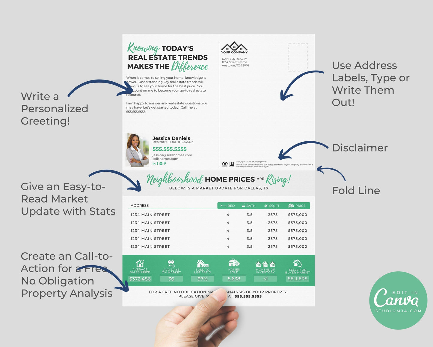 Realtor Newsletter Template - March - Bifold