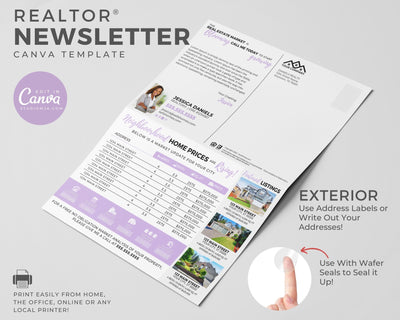 Realtor Newsletter BiFold Template | May 2022