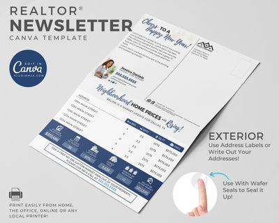 Realtor Newsletter Template - January - Bifold