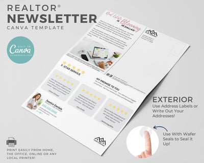 Realtor Newsletter Template - April - Bifold