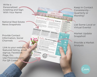 Realtor Newsletter Template - April