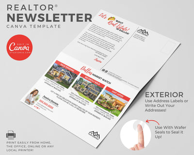 Realtor Newsletter Template - May - Bifold