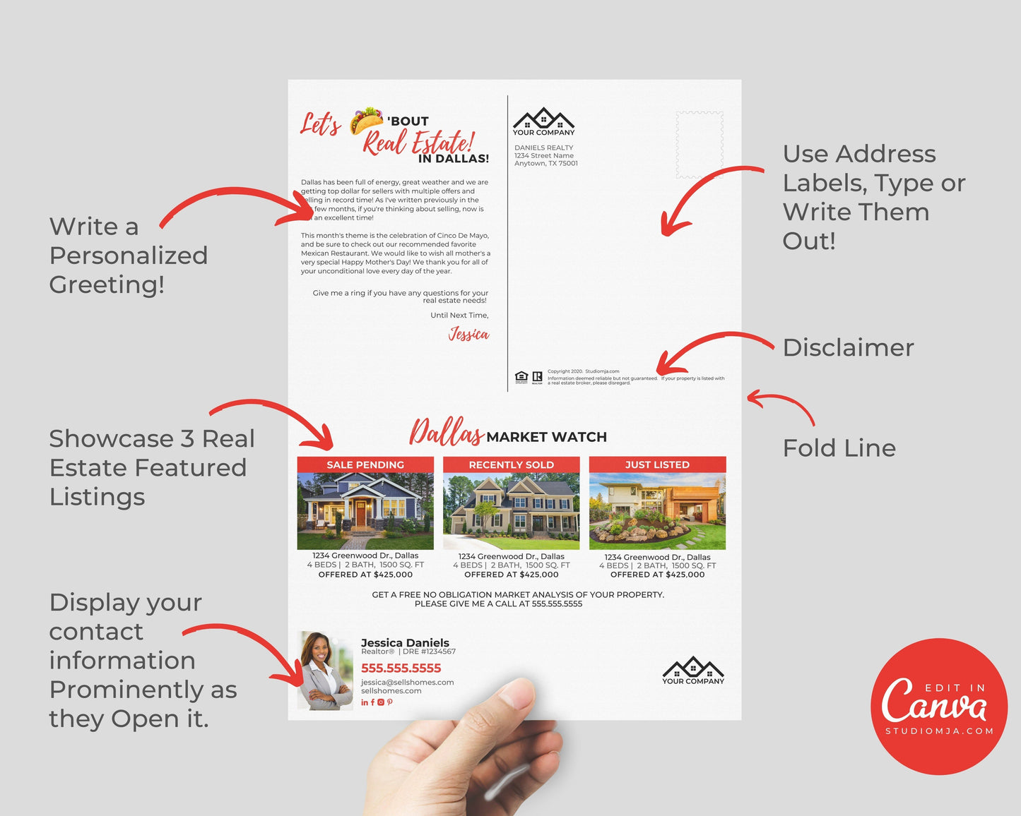 Realtor Newsletter Template - May - Bifold