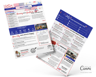 Realtor Newsletter Template - July