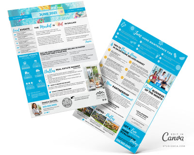 Realtor Newsletter Template - June