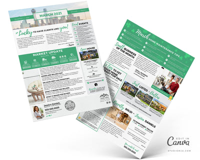 Realtor Newsletter Template - March
