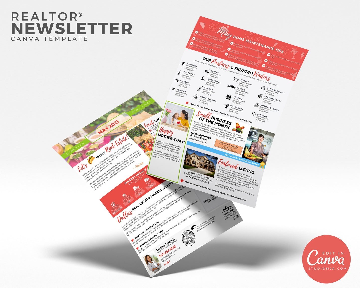 Realtor Newsletter Template - May