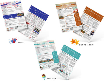 Realtor Newsletter Template - 3rd Quarter Bundle