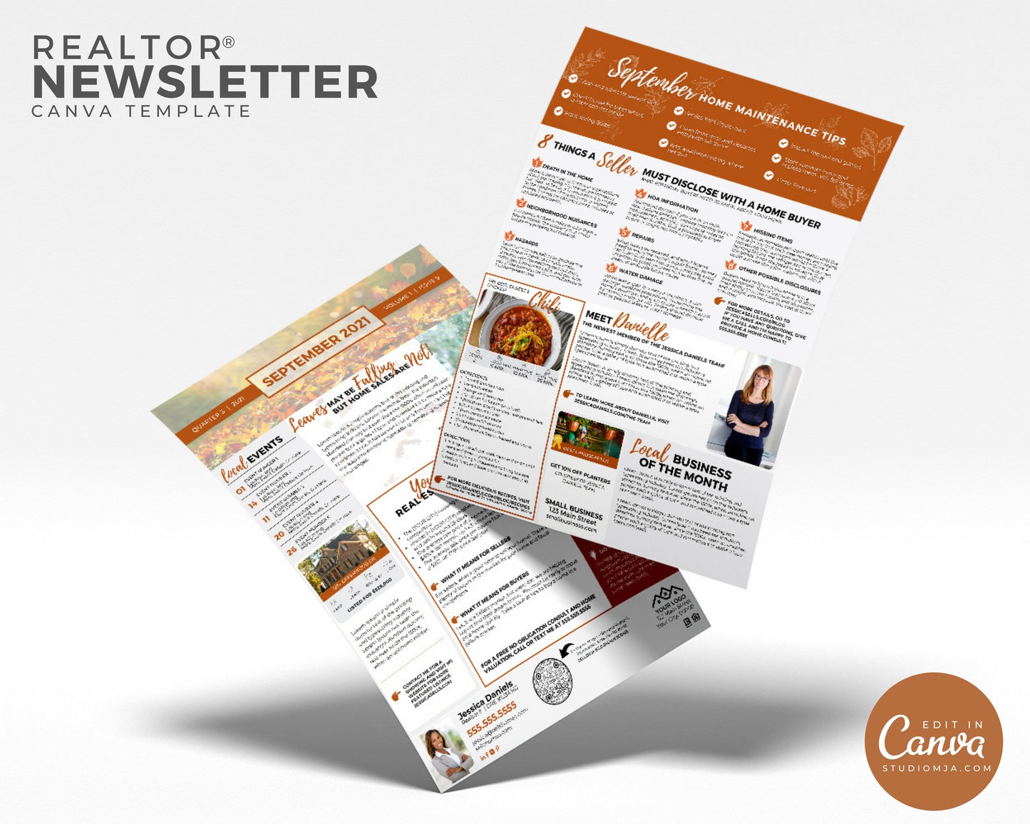 Realtor Newsletter Template - September