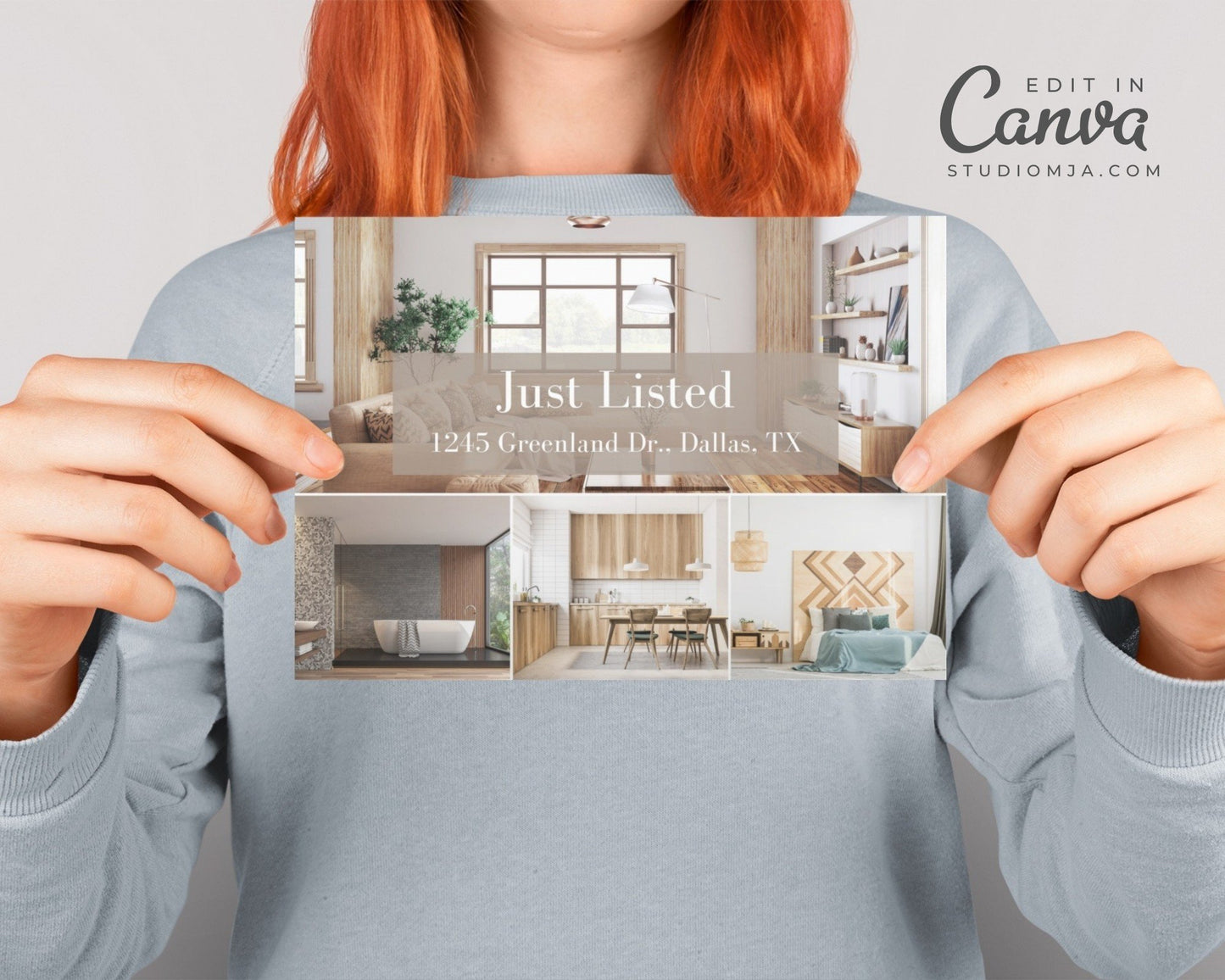 The Woodburn | Real Estate Postcard Template