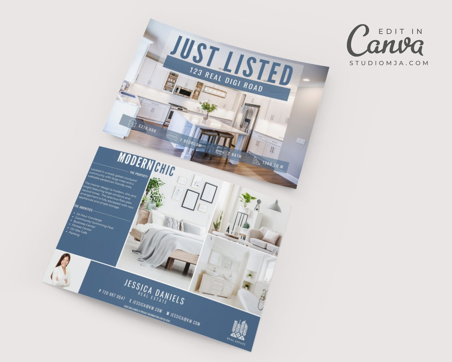 The Bromway | Real Estate Postcard Template